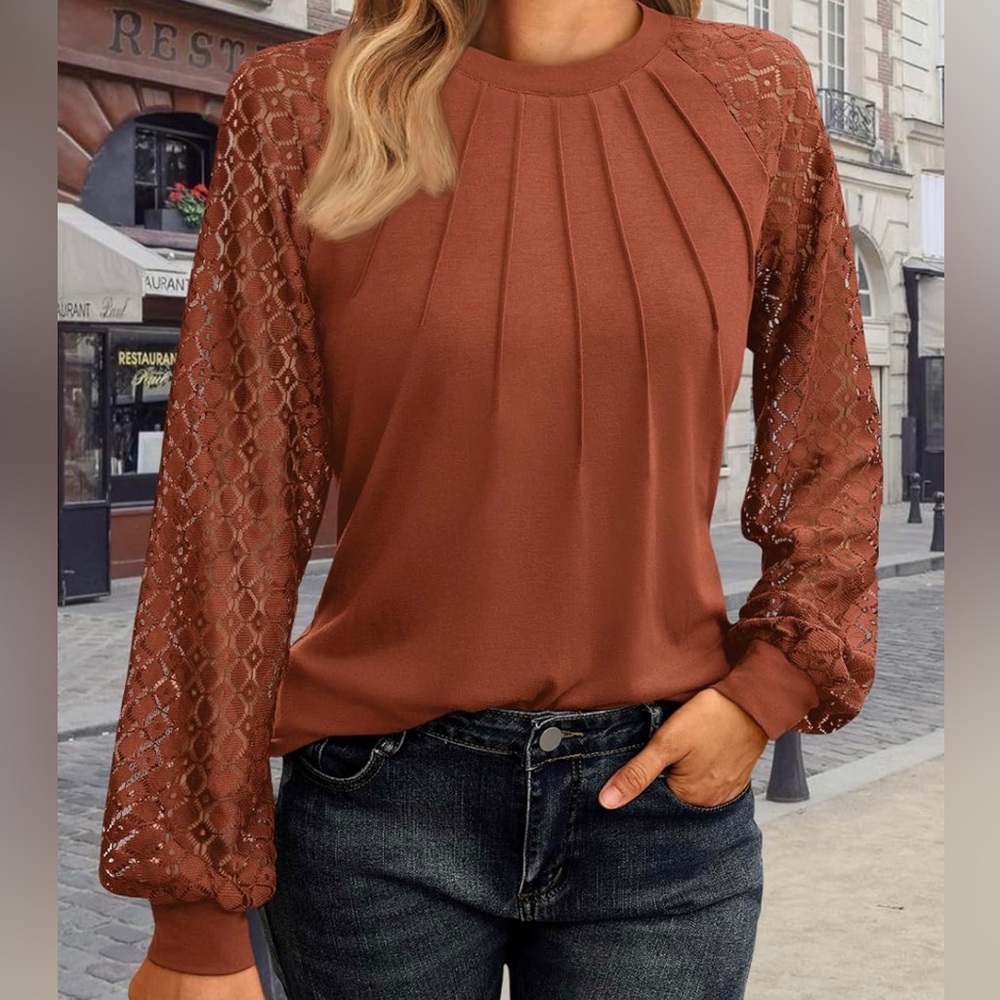 Lantern Sleeve Blouse (NEW)